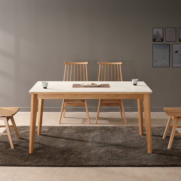 디에즈 세라믹 테이블 (상판 모서리 라운드 7R)